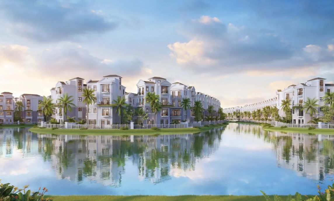 Cho thuê biệt thự song lập Đảo Thiên Đường Vinhomes Vũ Yên Hải Phòng hướng Đông, gần trường học